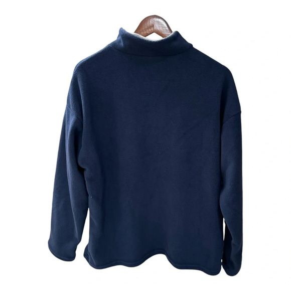 🔹5/$25🔹 SHEIN NEW Womens Blue Quarter Zip Fleece Long Sleeve Sweatshirt. Medium - Picture 5 of 9